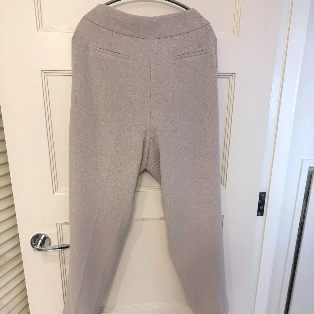 ECU - Size 14P - Kasper Tan Suit Pants Straight Leg - Picture 3 of 3